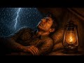 John's Cozy Tent Retreat Beneath a Gentle Rainstorm | RDR2 ASMR Sleep Sounds