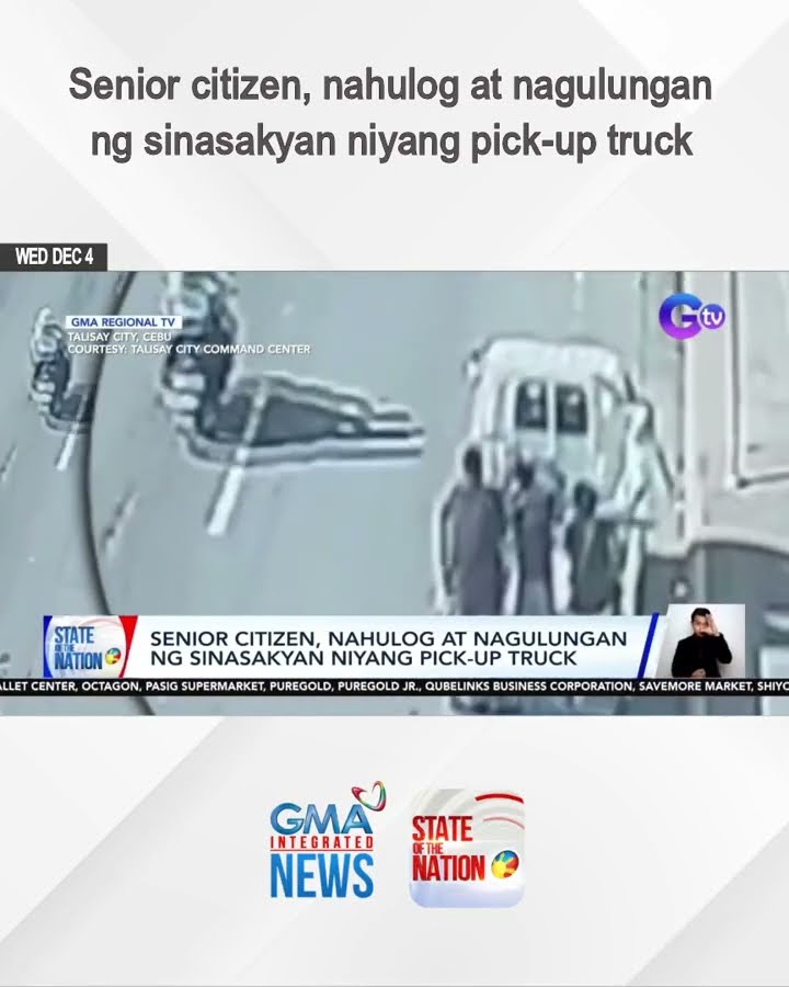 Senior citizen, nahulog at nagulungan ng sinasakyan niyang pick-up truck | SONA