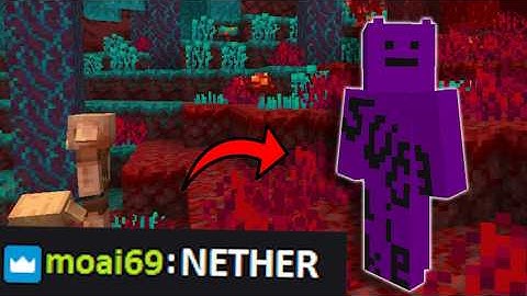 Minecraft, but if chat spells a Dimension I TP to it...
