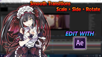 Smooth Transitions (Zoom In/Out/Side + Side + Rotate) Tutorial | After Effect CC + Free Project File