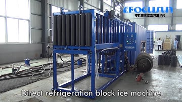 Focusun direct block Ice machine -- 3 tons 24 hours