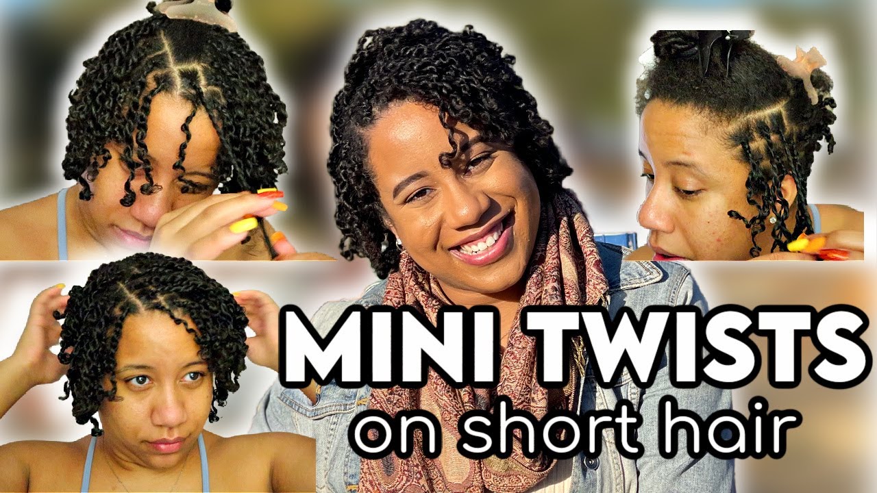 EXTREME Natural Hair Growth with These Protective Styles! | Mini Twists ...