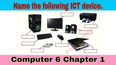 Name the following device | ICT Fundamentals | computer class 6 | ilmi darasgah