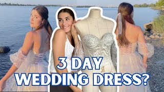 I Made Myself *another* Wedding Dress! | DIY Wedding Dress
