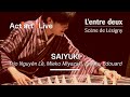 Saiyuki trio live  lsigny ft nguyn l mieko miyazaki prabhu edouard  full concert