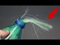 How to make hair from a plastic bottle?