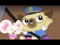 Chip e Potato | Chip no Trabalho do Papai | Canção Pug Móvel | Desenho em Português