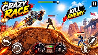 I SURVIVED 100 DAYS ON THE DEADLIEST APOCALYPSE HIGHWAY! 🧟‍♂️🔥 | Dead Hill Racing: Zombie Climb screenshot 4