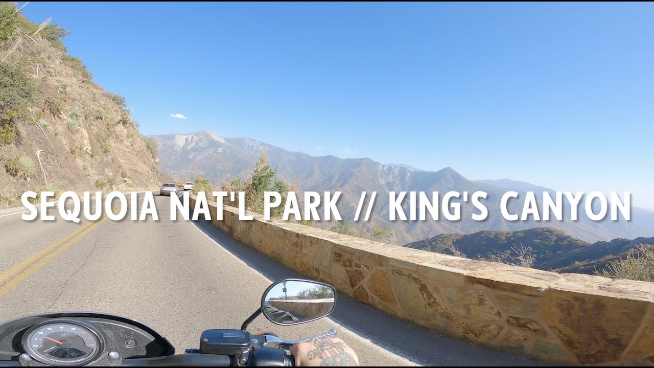 Epic Motorcycle Rides: Sequoia National Park Part 2 - YouTube