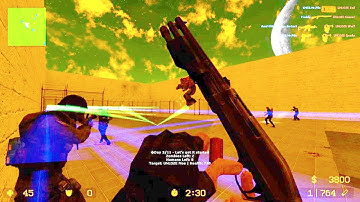 Counter Strike Source - Zombie Mod Online Gameplay on zr_defence map