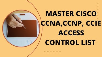 HOW TO MASTER CISCO CCNA CCNP AND CCIE ACCESS CONTROL LIST (LAB4)