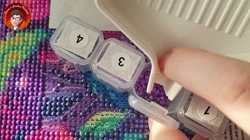 WIP - Robin Part 15 Relaxing, ASMR, No Talking, Real Time - Diamond Painting