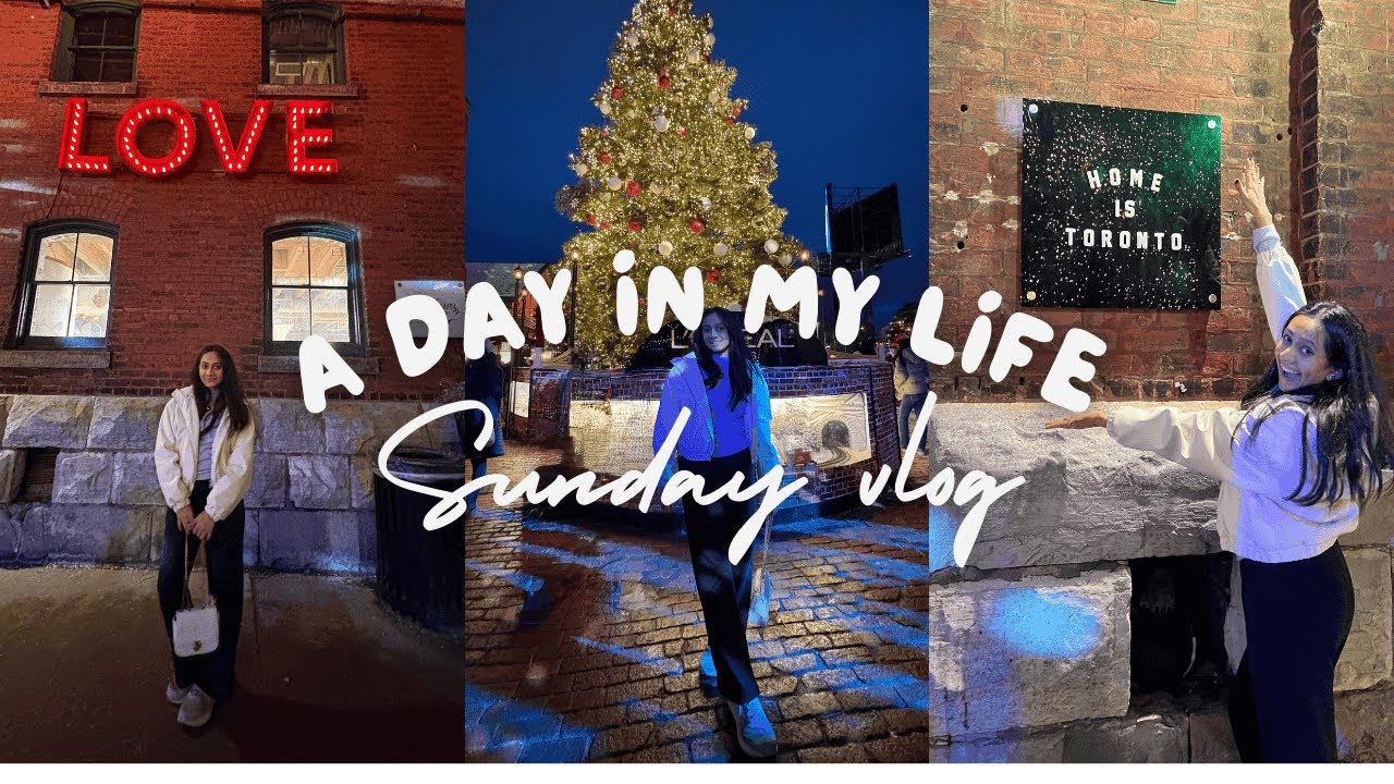 My Sunday Reset Vlog | Distillery District, Cleaning & Planning | Nupur Patel