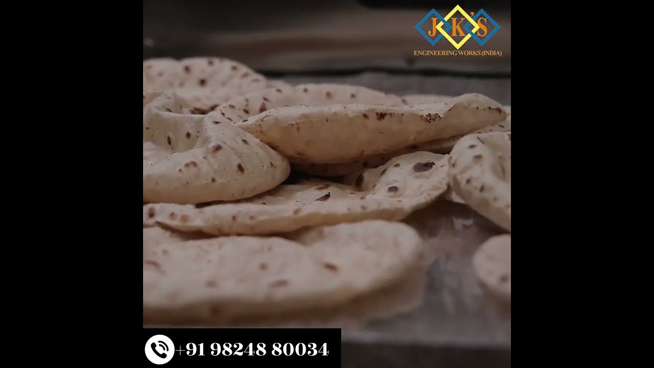 Watch this incredible Automatic Roti - Chapati Making Machine in action! 😲🌟