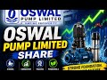 Oswal pump share limited analysis short term longterm fundamental view