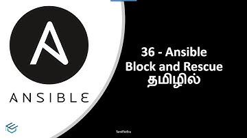 Ansible in Tamil 36 Ansible block and rescue in Tamil  | Ansible DevOps Tutorial in தமிழ் | Ansible