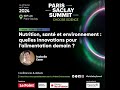 Nutrition sant et environnement  quelles innovations pour lalimentation demain 