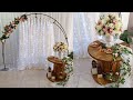 Como Fazer Arco de Flores Para Casamento Com Cano de Pvc Duplo Decoração Arco Floral
