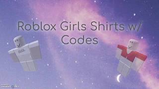 Roblox Girls Shirts W Codes Youtube - roblox purple with undershirt