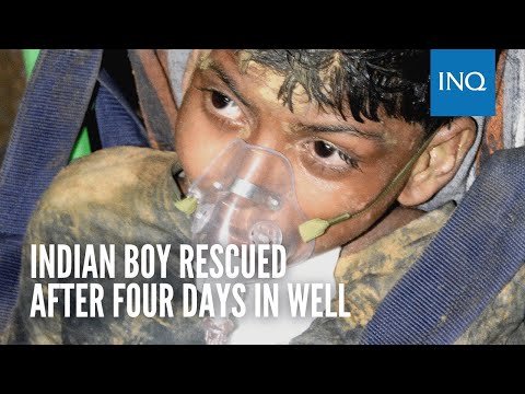 Indian boy rescued after four days in well