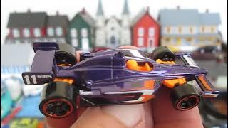 2011 Indycar Oval Course Race Car 2013 Hot Wheels Toy Diecast Unboxing and Review - Mattel HW Racing