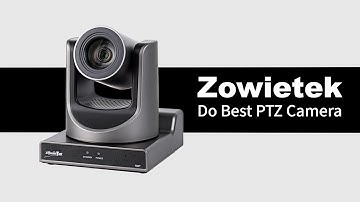 Zowietek New Gen PTZ Camera PoE  AI Tracking NDI with SDI, HDMI and USB Outputs | IP Live Streaming