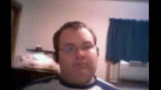 Funny Fat Man Singing & Dancing In Chair At Pc To Numa Numa By Gary Brolsm