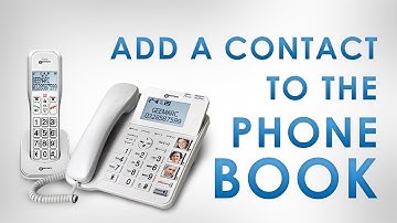 AMPLIDECT COMBI 595 - Add a contact to the phonebook