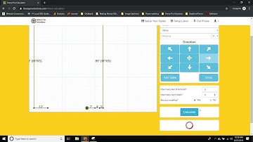 How to setup the fence calculator
