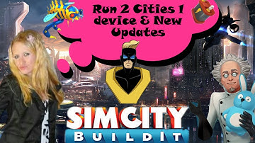 SimCity Buildit NEW Updates/Clone App Play 2 cities 1 Device