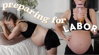 How I Am Preparing My Body For NATURAL LABOR *and home birth prep too!*