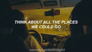 Video thumbnail of "one direction - why don't we go there // lyrics"