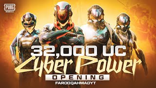 8 Mythic in 32,000 UC | New Cyber Power Spin  | 🔥 PUBG MOBILE🔥
