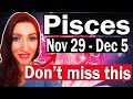 PISCES WHAAAT THE HECK CRAZY READING BUT YOU NEED TO KNOW THIS! NOVEMBER 29 TO DECEMBER 5