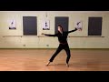 Tango tutorial - Easy step by step learning process - Solo Ladies’ Tango - Basic Women’s technique