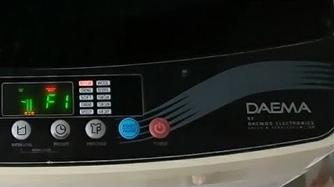 HOW TO REPAIR 11KG  DAEMA WASHING MACHINE   F1 ERROR CODE