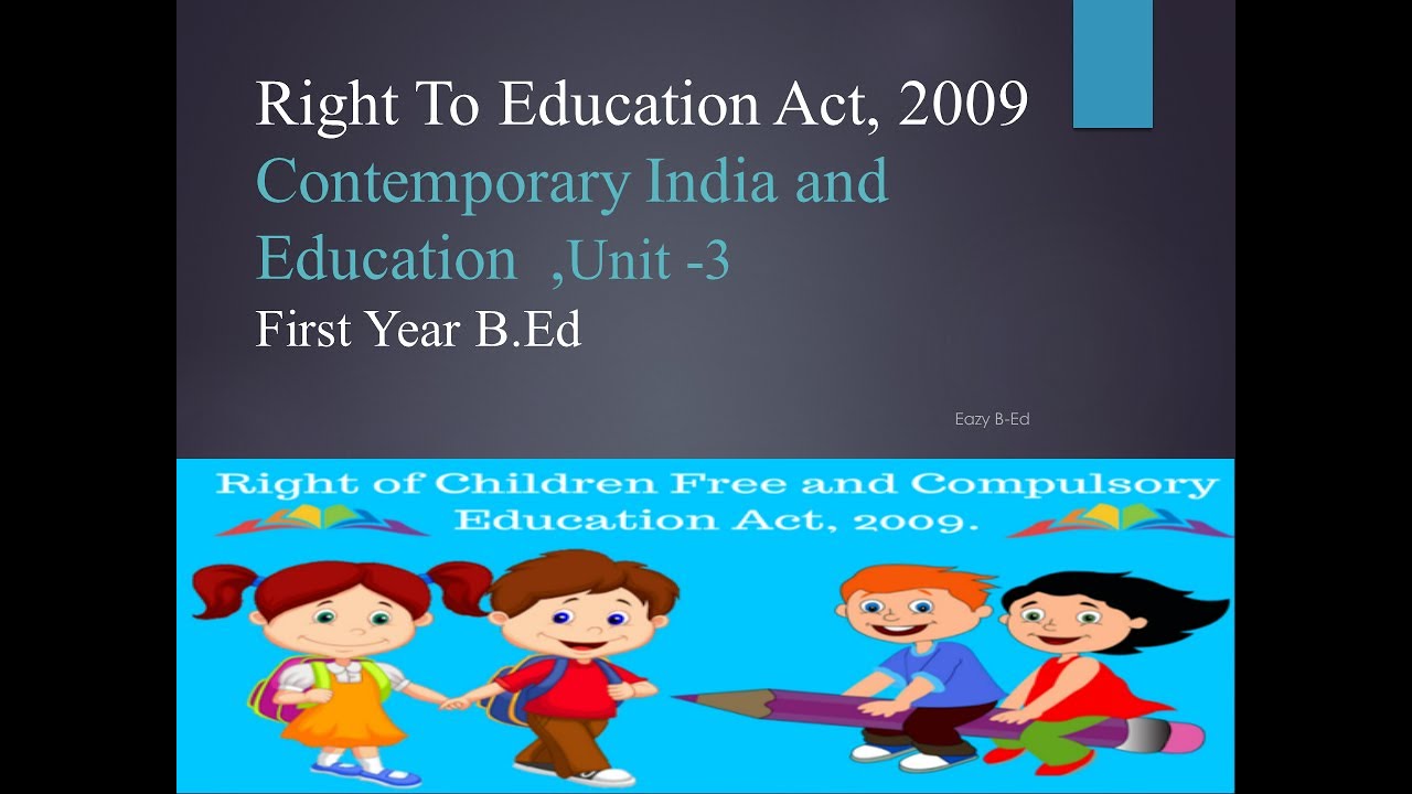 right to education act 2009 article