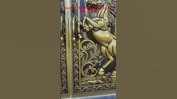 Cổng nhôm đúc lâu đài