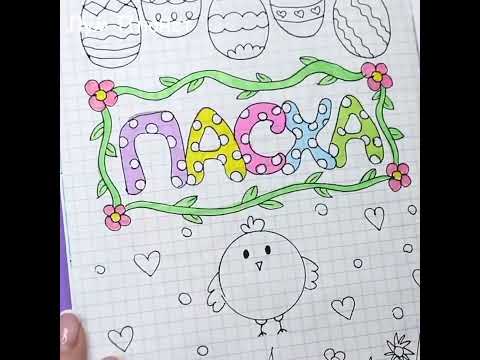 Пасха 🐣 Идея оформления для Личного Дневника | Easter Bullet journal ideas #shorts - Лум Планет