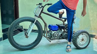 kabad ke saman se banai three wheeler bike | Three wheeler bike made from scrap material