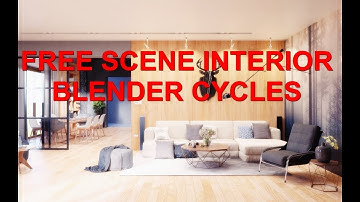 Free Scene Interior_001 | Blender | Cycles Render