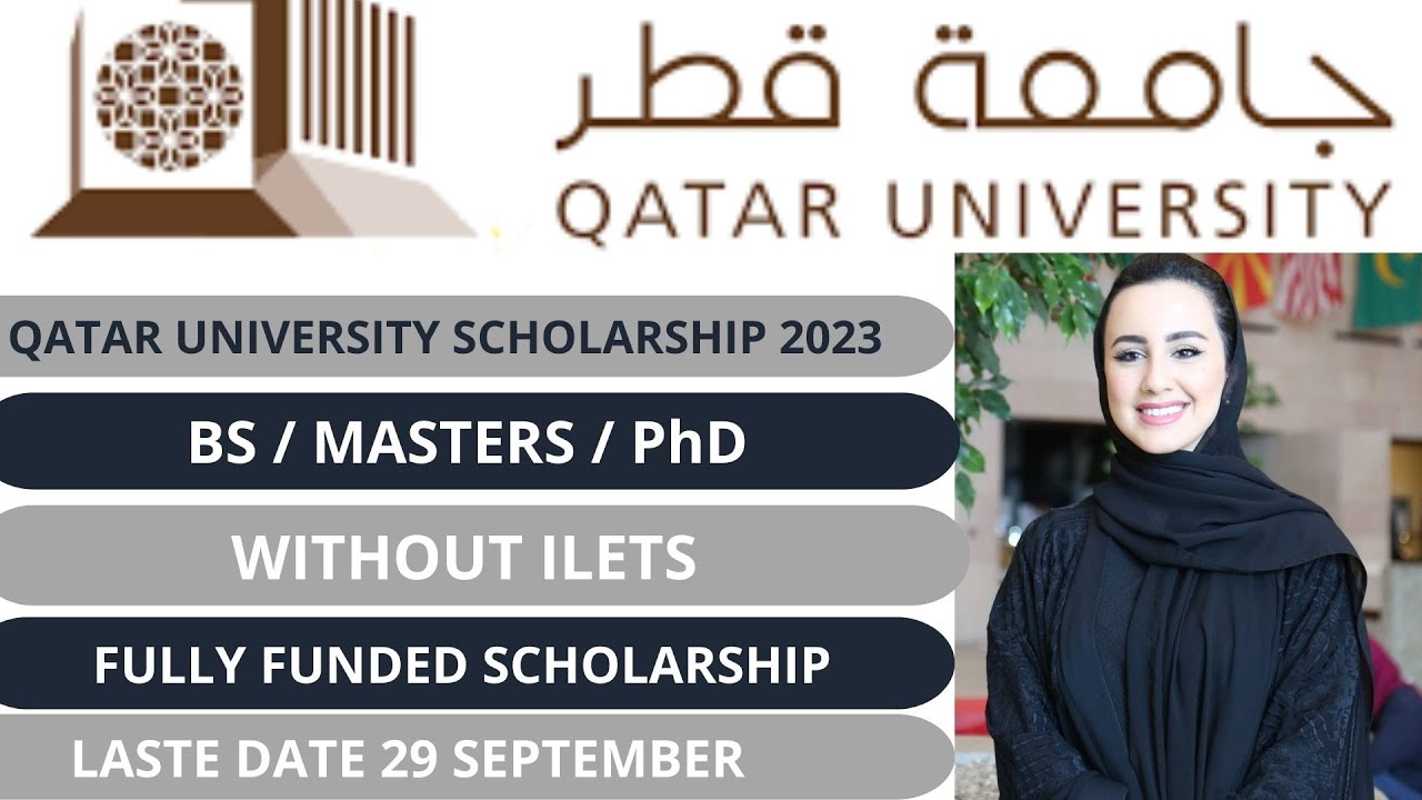 phd scholarship qatar university