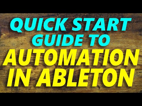 Quick Start Guide to Automation in Ableton Live Lite