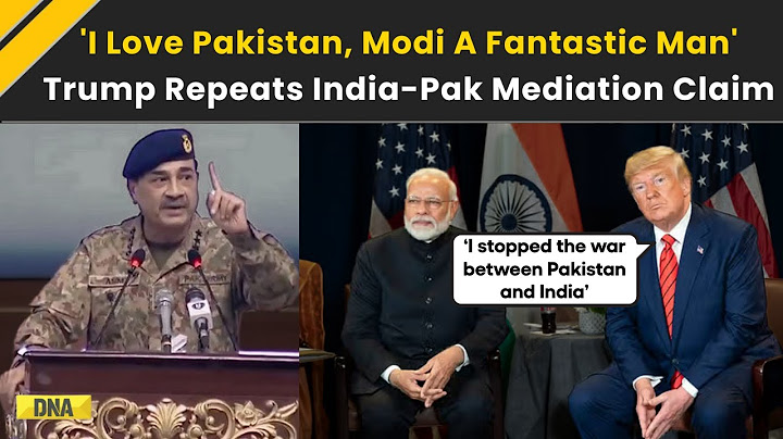 Actualités Inde-Pakistan : « Modi est un homme fantastique », Donald Trump réitère sa déclaration...