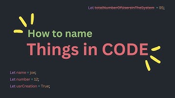 Naming Things in Code
