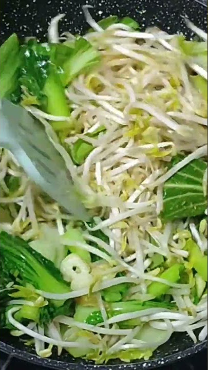 Tumis Toge Pokcoy Sederhana
