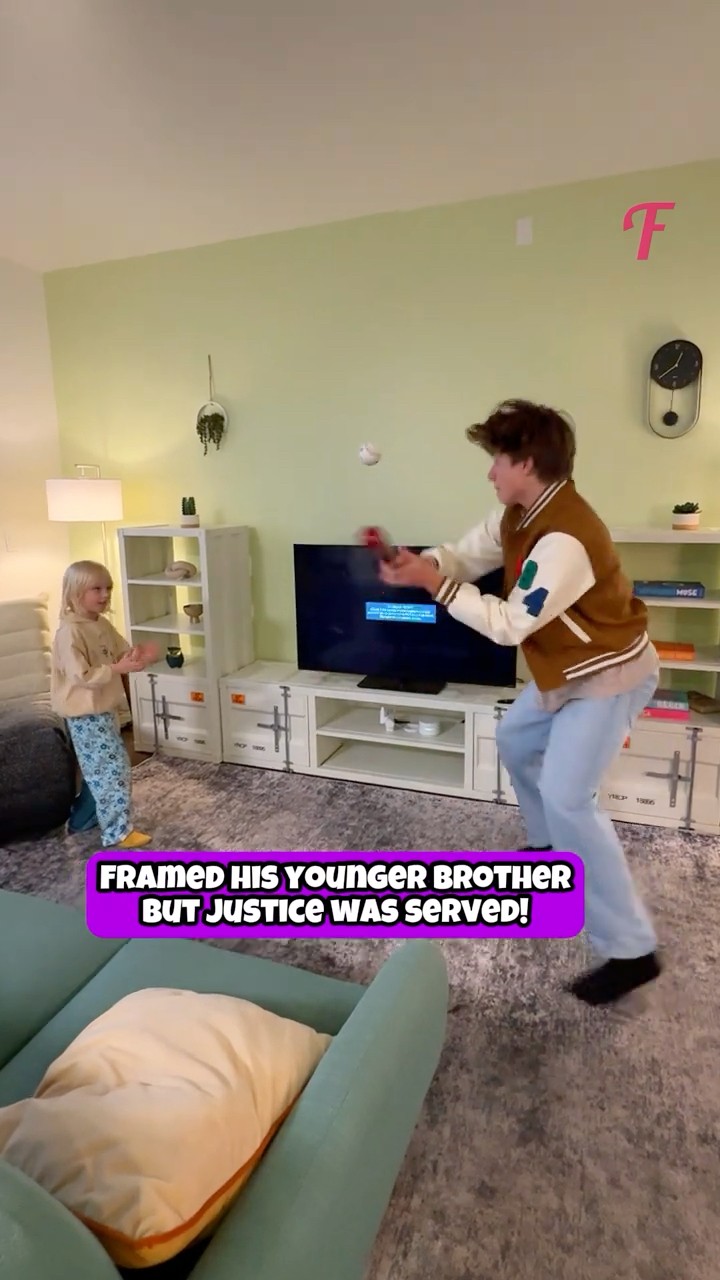 Framed His Little Brother! But Mom Had the Perfect Revenge! #shorts