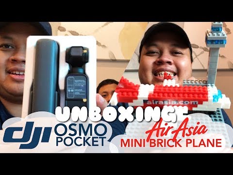 UNBOXING: DJI Osmo Pocket & AirAsia Mini Brick Plane!
