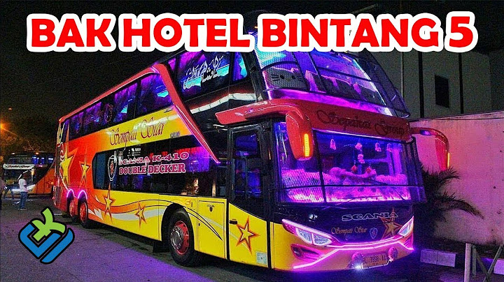 Inilah 10 Bus Termewah Paling Berkelas Di Indonesia