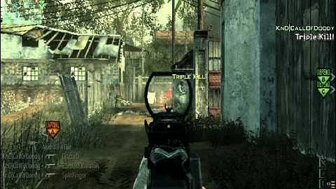Call Of Duty Modern Warfare 3 MK14 Triple Kill Quad Feed